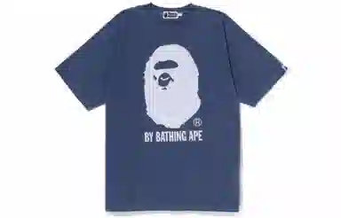A BATHING APE Logo Print Crewneck T-Shirt