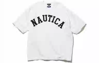 NAUTICA JAPAN Too Heavy Arch Logo SS Tee T