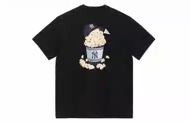 New Era x MLB Yankees Cartoon Tee Black