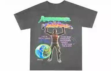 Travis Scott Cactus Jack Grey Tee