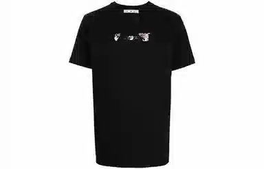 OFF-WHITE FW21 Fushi Logo Tee Black