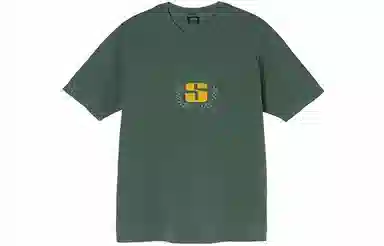 Stussy S Wreath Pigment Dyed Tee