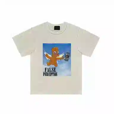 False Perception Angel Simpson Washed Distressed Tee