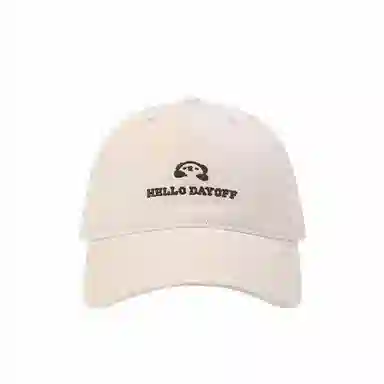 祎步康 简约刺绣显白大头围 韩版氛围感显脸小帽子 棉 鸭舌帽 男女同款情侣款