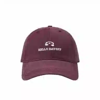 祎步康 简约刺绣显白大头围 韩版氛围感显脸小帽子 棉 鸭舌帽 男女同款情侣款