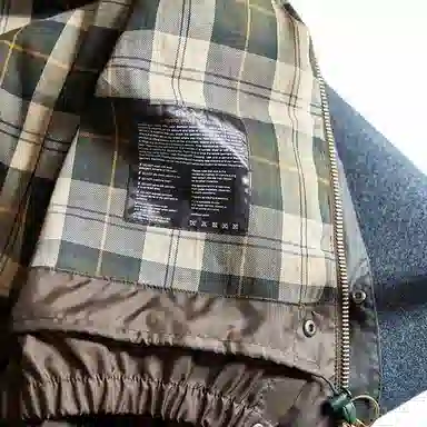 Barbour Waxed Short Jacket Green