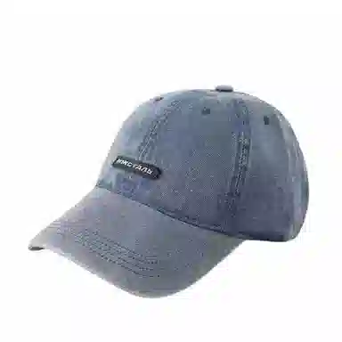 杨同学 韩版 显脸小 遮阳 防晒 百搭 户外 字母 牛仔布 鸭舌帽 男女同款情侣款