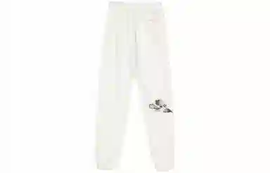 Y-3 adidas Elastic Waist Loose Pants White