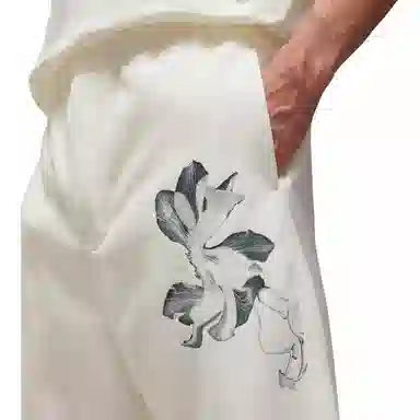 Y-3 adidas Elastic Waist Loose Pants White