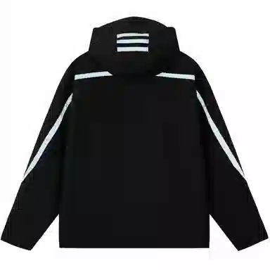 ER Reflective Hoodie Jacket Black