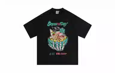 Snowday x STA Pirate Banana Boat T-Shirt Black
