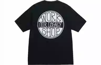 Stussy x OUR LEGACY SS23 DOT PIGMENT DYED TEE LogoT