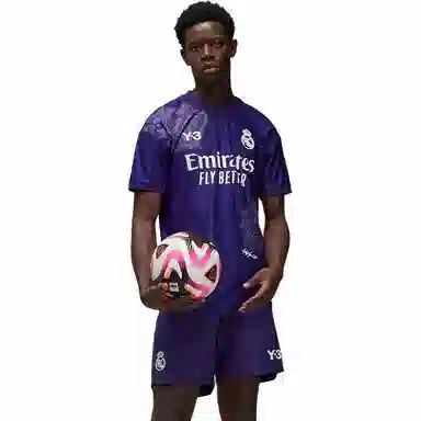 adidas x Real Madrid Logo T-Shirt Purple