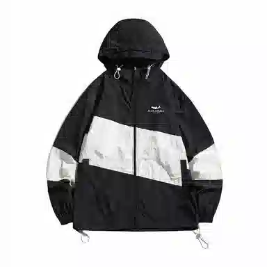 大白鲨 连帽时尚户外钓鱼服冰丝情侣皮肤防晒服 男款