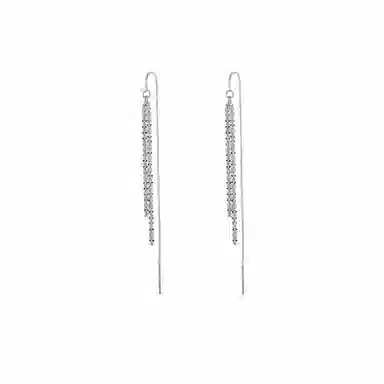 饰伴 皓影流苏 新中式国潮轻奢小众设计日常通勤百搭 气质温柔大方 通勤百搭 合金 耳环 男女同款情侣款