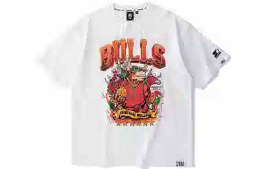 STARTER x NBA Chicago Bulls Black Tee