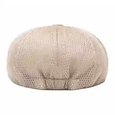 山一丸 夏季薄款透气网帽镂空户外防晒遮阳帽英伦八角帽 棉涤 贝雷帽 男女同款情侣款