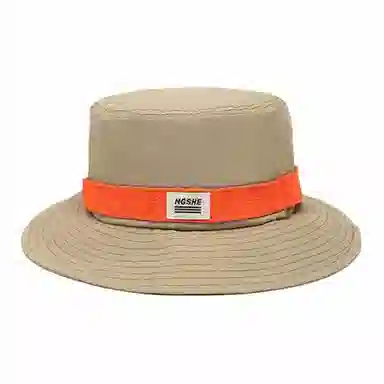 山一丸 夏季遮阳登山露营帽可折叠大檐速干防紫外线 涤纶 渔夫帽 男女同款情侣款