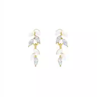 彤彤兔 轻奢小众高级感麦穗 合金 耳环 女款