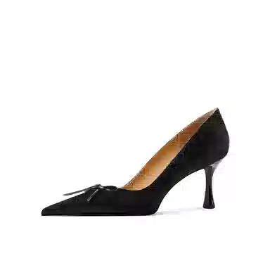 莎丝妮漫 小众复古百搭舒适时尚 细跟 高跟鞋 女