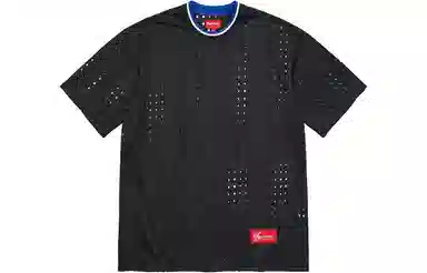 Supreme SS22 Week 18 Perforated Stripe Warm Up Top T