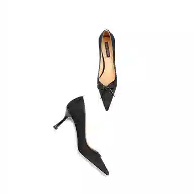 莎丝妮漫 小众复古百搭舒适时尚 细跟 高跟鞋 女