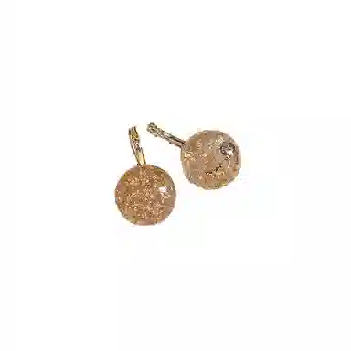 彤彤兔 仿金箔状复古气质 合金 耳环 女款