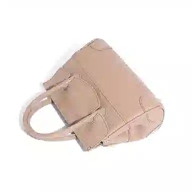 维尼奥 时尚通勤高级感铂金包百搭复古鳄鱼纹拼接女包休闲大气妈妈包 合成革 手提包单肩斜挎 常规 女款 多色