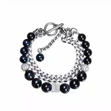 LUXTA Cuban Double Layer Adjustable Bracelet