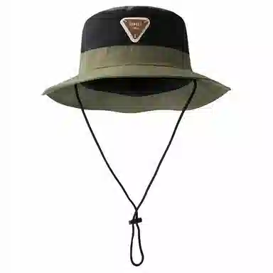 杨同学 可收纳 速干 防晒 防水 透气 登山 西部牛仔风 户外 防紫外线 遮阳 锦纶 渔夫帽 女款