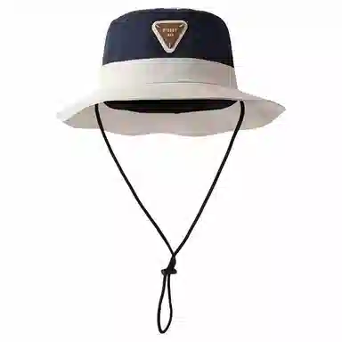 杨同学 可收纳 速干 防晒 防水 透气 登山 西部牛仔风 户外 防紫外线 遮阳 锦纶 渔夫帽 女款