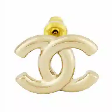 CHANEL 25P Gold Earrings