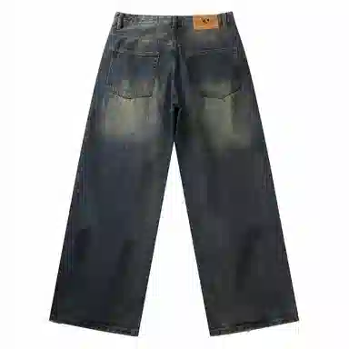 Automobili Lamborghini Baggy Jeans Retro Blue