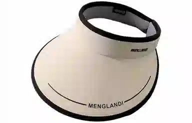 优幽兰 韩版小众设计感大檐显脸小遮阳帽休闲百搭户外出行骑车防紫外线遮脸冰丝空顶太阳帽 聚酯纤维 防晒帽 女款