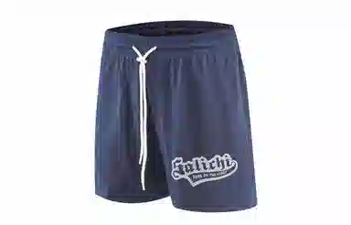 木林森 美式复古字母印花潮流宽松篮球裤 男女同款