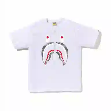 A BATHING APE Shark Camo Tee