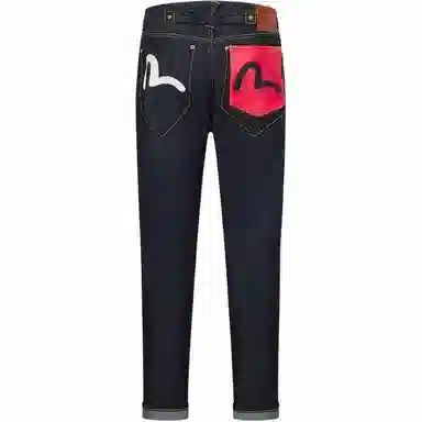 EVISU SS25 Seagull Print Retro Jeans