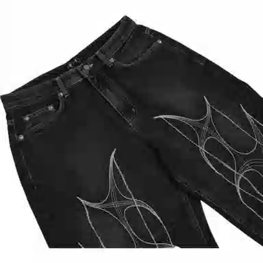 THUG CLUB TC Jeans Black