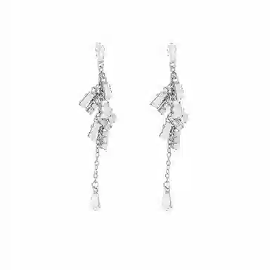 彤彤兔 韩系显脸瘦复古长款流苏 合金 耳环 女款