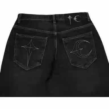 THUG CLUB TC Jeans Black