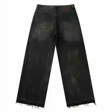 Maserati logoHbaggy jeans