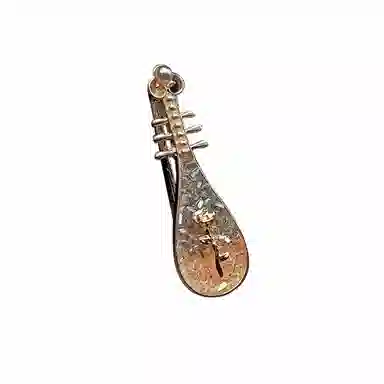 简应舒 国风玫瑰花琵琶 合金 发夹 女款