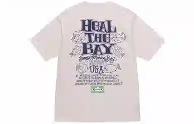 Stussy x Heal the Bay SS23 HEAL THE BAY OCEAN PIGMENT DYED TEE T