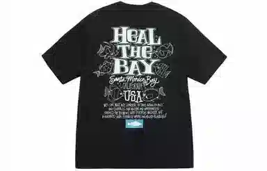 Stussy x Heal the Bay SS23 HEAL THE BAY OCEAN PIGMENT DYED TEE T