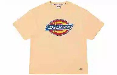 Dickies Logo Crewneck T-Shirt Ginger Yellow