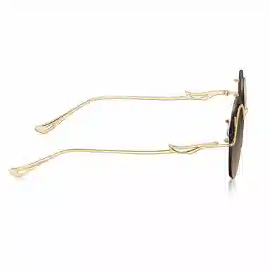 老凤祥 《花语》系列无框艺术 β钛 不规则形 太阳眼镜 女款