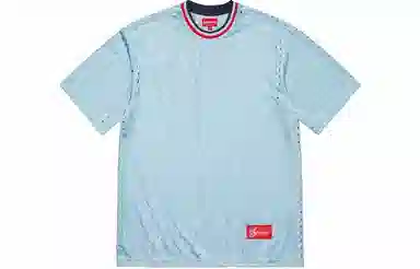 Supreme SS22 Week 18 Perforated Stripe Warm Up Top T