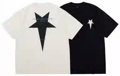 RASS Falling Star Print Crewneck T-Shirt
