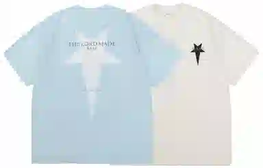 RASS Falling Star Print Crewneck T-Shirt