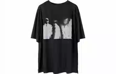 Phantom Character Print T-Shirt Black